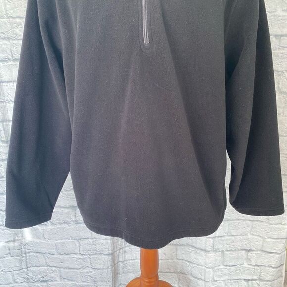 Old Navy men XXL quarter zip Longsleeve fleece pullover black - Picture 11 of 11